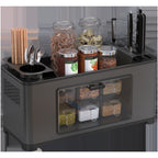 Kitchen Countertop Organizer Rack - Knife Holder & Utensil Storage.