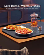Electric Food Warming Mat - 3 Temperature Settings.