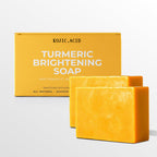 Turmeric Kojic Acid Soap - Natural Handmade Skin Brightening Bar.