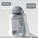 2-in-1 Pet Water Bottle - Portable Dog Cat Travel Dispenser.