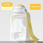 2-in-1 Pet Water Bottle - Portable Dog Cat Travel Dispenser.
