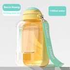 2-in-1 Pet Water Bottle - Portable Dog Cat Travel Dispenser.