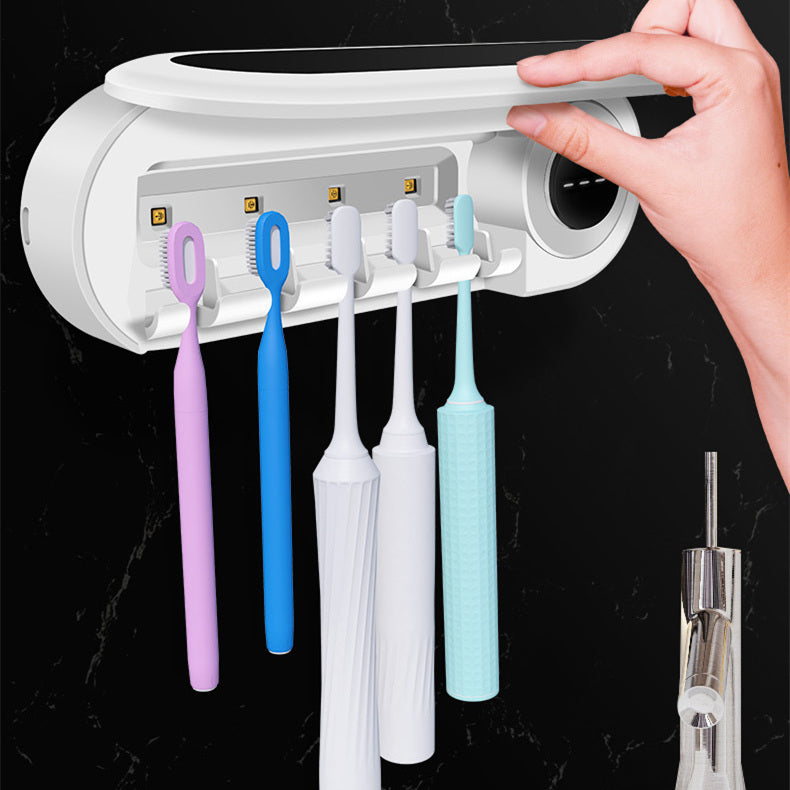 UV Toothbrush Sterilizer - Wall Mounted Smart Holder.