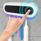 UV Toothbrush Sterilizer - Wall Mounted Smart Holder.