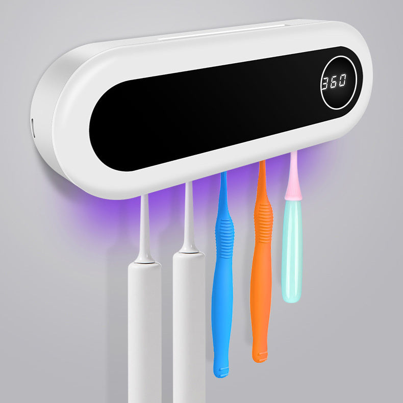 UV Toothbrush Sterilizer - Wall Mounted Smart Holder.