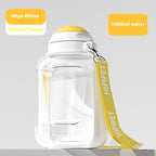 2-in-1 Pet Water Bottle - Portable Dog Cat Travel Dispenser.