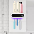 UV Toothbrush Sterilizer - Wall Mounted Smart Holder.