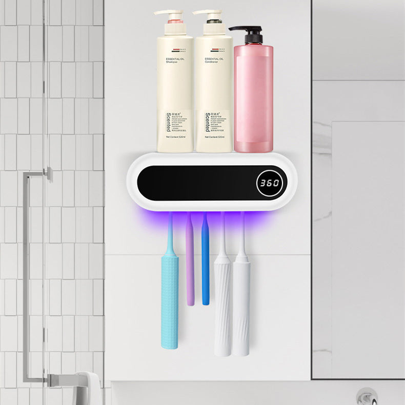 UV Toothbrush Sterilizer - Wall Mounted Smart Holder.