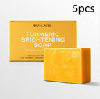 Turmeric Kojic Acid Soap - Natural Handmade Skin Brightening Bar.