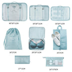 Travel Packing Cubes Set - Luggage Organizer Bags.
