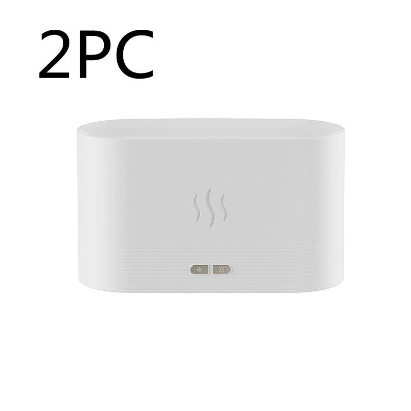Flame Aroma Diffuser - Ultrasonic Humidifier with LED Light.