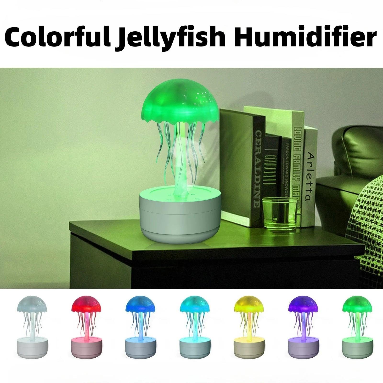 Jellyfish Humidifier & Essential Oil Diffuser - 7 Color LED Night Light.