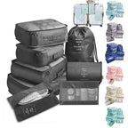 Travel Packing Cubes Set - Luggage Organizer Bags.