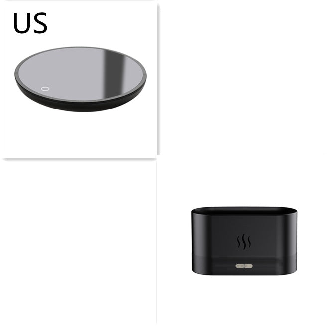 Flame Aroma Diffuser - Ultrasonic Humidifier with LED Light.