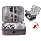 Electronics Organizer Bag - Waterproof Travel Cable Storage.