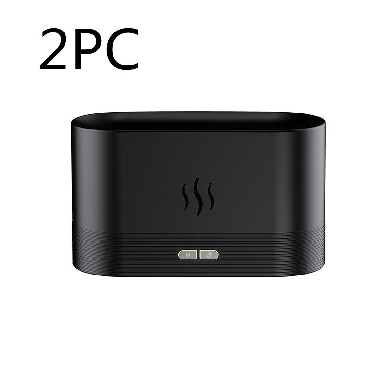 Flame Aroma Diffuser - Ultrasonic Humidifier with LED Light.