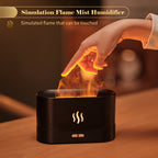 Flame Aroma Diffuser - Ultrasonic Humidifier with LED Light.