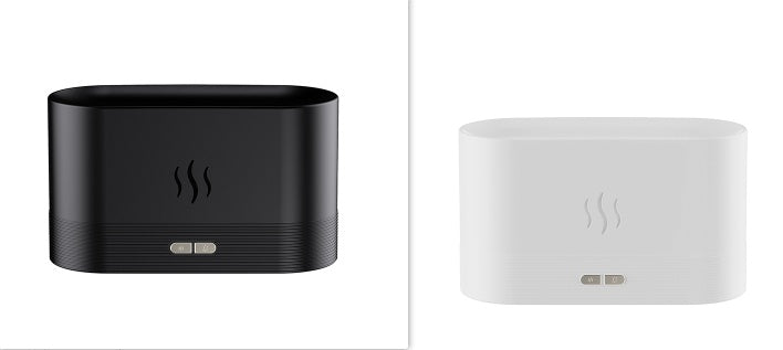 Flame Aroma Diffuser - Ultrasonic Humidifier with LED Light.