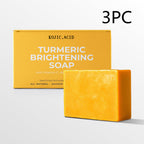 Turmeric Kojic Acid Soap - Natural Handmade Skin Brightening Bar.