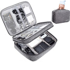 Electronics Organizer Bag - Waterproof Travel Cable Storage.